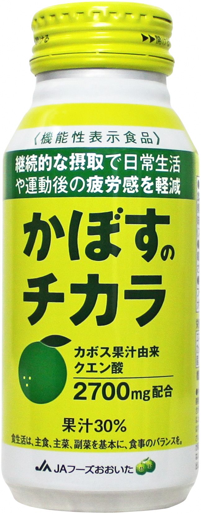 かぼすのチカラ190ｇ×24本（清涼飲料） 