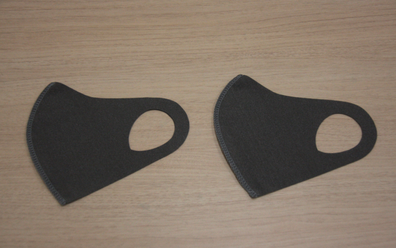 クロッツマスク2枚（グレー・Ｓサイズ）_1525R-4