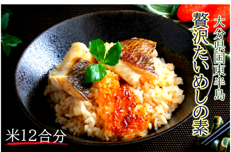 国東鯛めしの素/お米12合分 _1316R