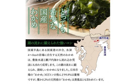 冷風乾燥が旨さの決め手！国東わかめ「乾燥カットわかめ」120g_0080N 