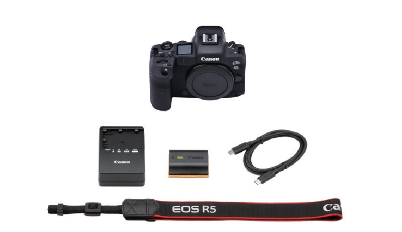 【Canon】 キヤノン ミラーレス カメラ EOS R5 ボディー キャノン 一眼 家電_0005C