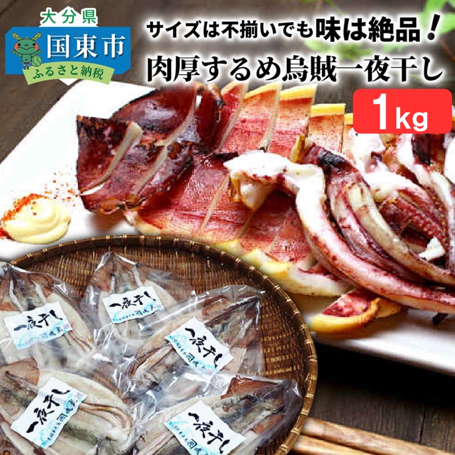 サイズは不揃いでも味は絶品!肉厚するめ烏賊一夜干し_1511R