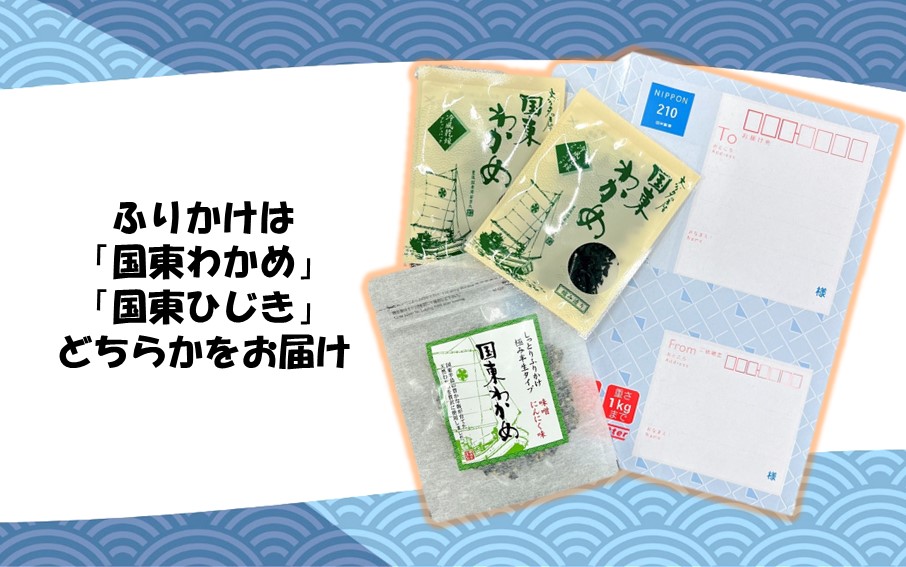 ＼雑誌で紹介されました！／どちらが届くかお楽しみ！ご飯が進む海のふりかけお試しセット（ わかめ or ひじき ＆ 乾燥カットわかめ 2袋）_2515R