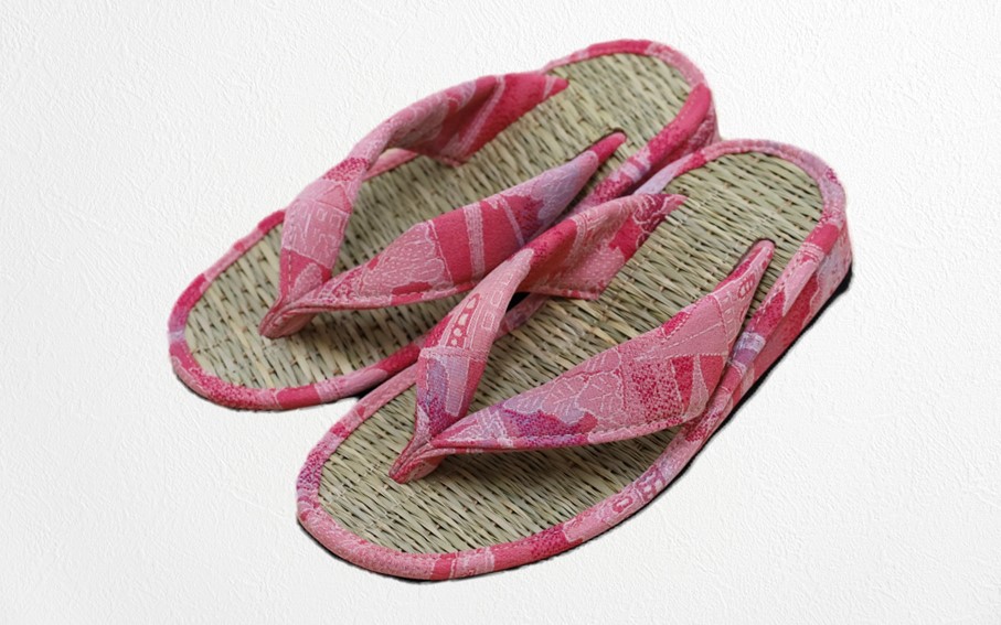 呉服屋さんの七島イ草履（女性用Mサイズ・Lサイズ）・通