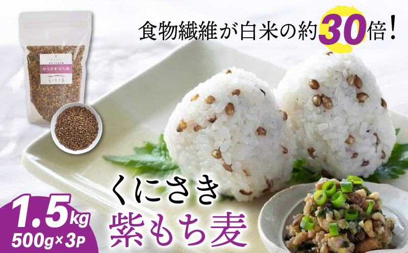 くにさき紫もち麦1.5kg