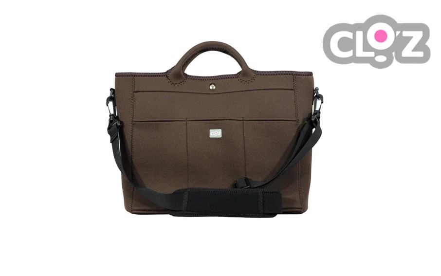 クロッツ バッグ 防水素材 3ポケトート（持手短）（ブラウン）_2662R-3