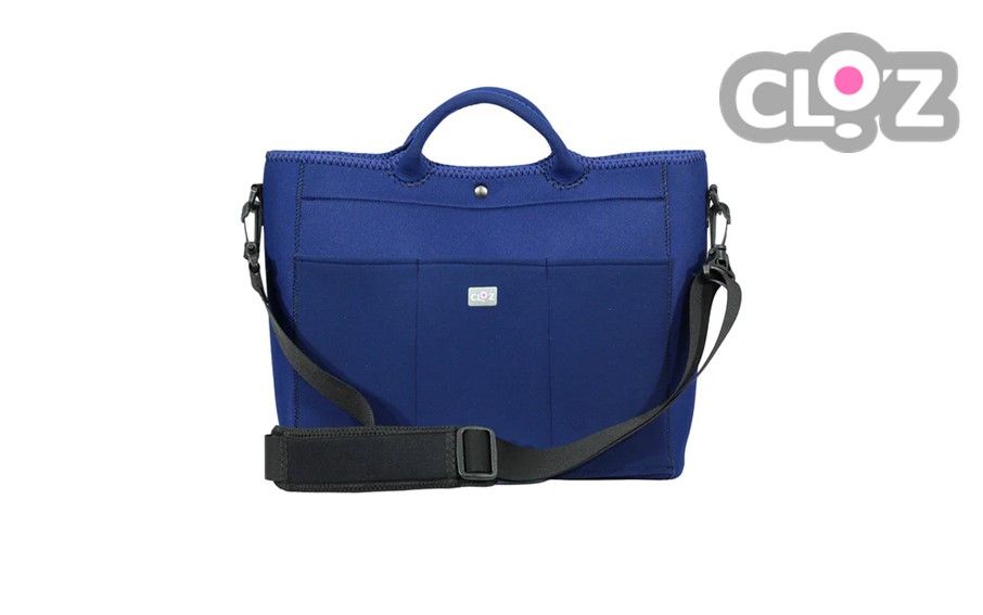 クロッツ バッグ 防水素材 3ポケトート（持手短）（ネイビー）_2662R-2