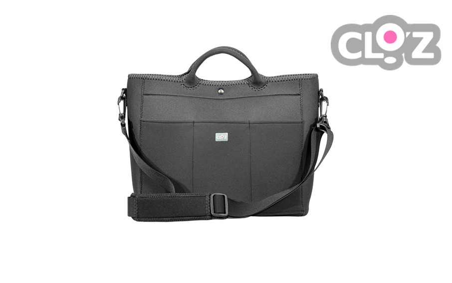 クロッツ バッグ 防水素材 3ポケトート（持手短）（チャコール）_2662R-4