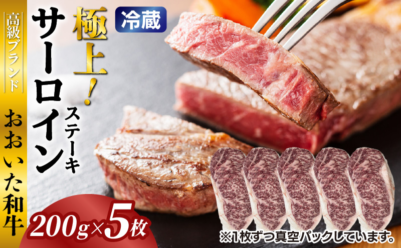 冷蔵発送/おおいた和牛サーロインステーキ1kg_1792R-5