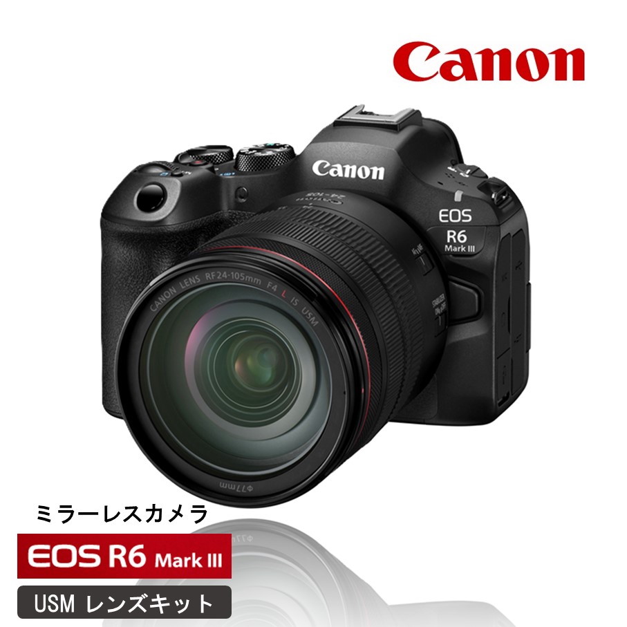【Canon】 キヤノン ミラーレス カメラ EOS R6 MarkⅢ USMレンズキット Mark3 一眼 家電_0062C