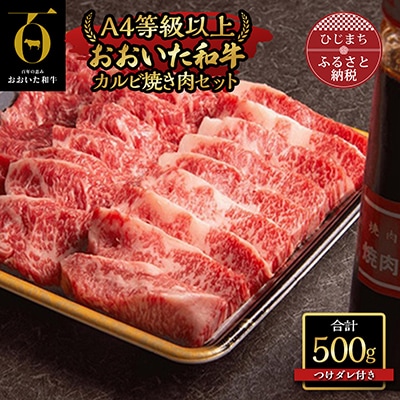 おおいた和牛カルビ焼き肉セット【500g】つけダレ付【配送不可地域：離島】【1130505】