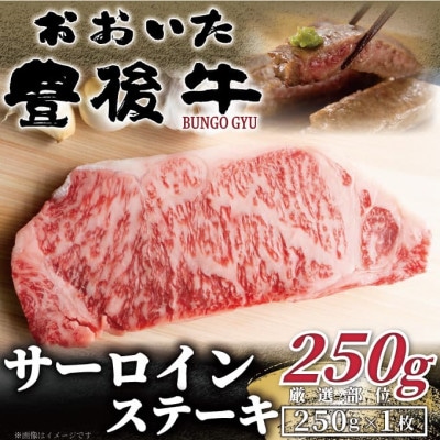 おおいた豊後牛サーロインステーキ 250g(250g×1枚)(日出町)【配送不可地域：離島】【1571521】