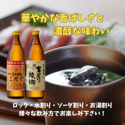 【のし付】大分むぎ焼酎 二階堂と吉四六の故郷20度と#ニカソー缶かぼすセット【1678509】