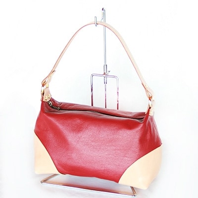 ちょこっと持ちのハンドバッグ(赤系)　YY05【1098848】