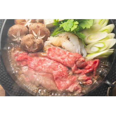 【毎月定期便】厳選部位おおいた豊後牛サーロインしゃぶすき焼き用600g 300g×2(日出町)全6回【配送不可地域：離島】【4074195】