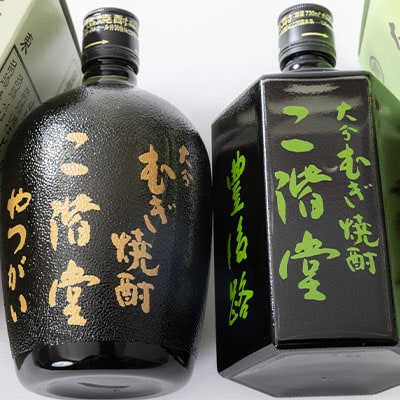 大分むぎ焼酎 二階堂豊後路・やつがいセット AG10【1078137】
