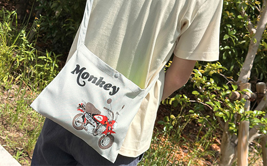 Monkey サコッシュ【グレー】【1664598】