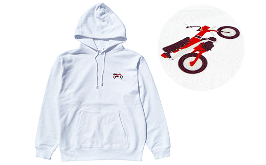 DAX プルオーバーパーカー(ユニセックス)【Mサイズ　ホワイト】【1644611】