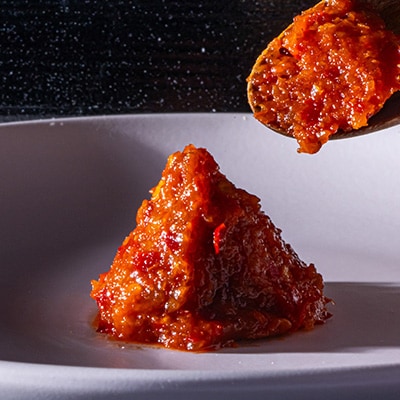 洋食店の「柚子胡椒」(赤/青)2セット　AF03【1087855】