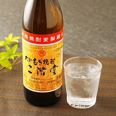 大分むぎ焼酎 二階堂25度 (900ml) 2本セット AG38【1275014】