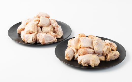 お弁当やおかずで人気の一品 【大分名物】若鶏の唐揚げ(塩・醤油)合計2kg【配送不可地域：離島】【1104201】