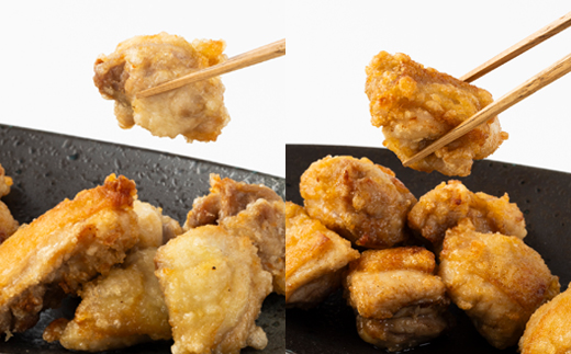 お弁当やおかずで人気の一品 【大分名物】若鶏の唐揚げ(塩・醤油)合計2kg【配送不可地域：離島】【1104201】