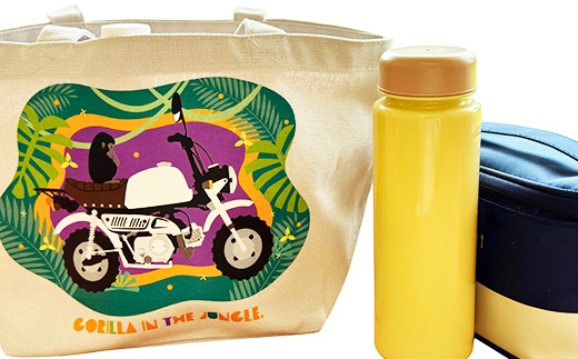 GORILLA-JUNGLE ミニトートバッグ【ナチュラル】【1656773】