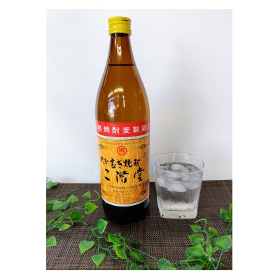 大分むぎ焼酎　二階堂と吉四六の故郷20度(900ml)2本セット【1454438】