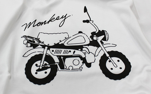 Monkey Tシャツ (キッズ)【130サイズ　ホワイト】【1644669】