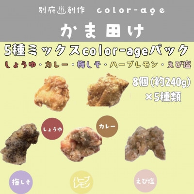 彩りからあげ　お好みミックスパック(5種類)　Aセット【配送不可地域：離島】【1649525】