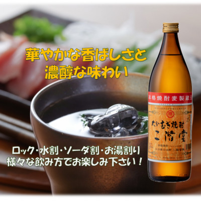 大分むぎ焼酎　二階堂25度(900ml)6本セット【1540444】