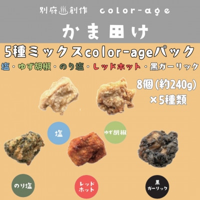 彩りからあげ　お好みミックスパック(5種類)　Bセット【配送不可地域：離島】【1649526】