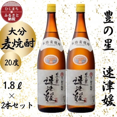 大分むぎ焼酎　二階堂速津媛20度(1800ml)2本セット【1455053】