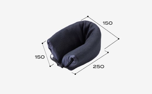 ブレインスリープ ピロー ポータブル / 携帯用 枕 持ち運び 低め 旅行用 長時間移動 収納 お泊まり用 ピロー 寝具 まくら マクラ 睡眠 快眠 出張 枕 枕 枕