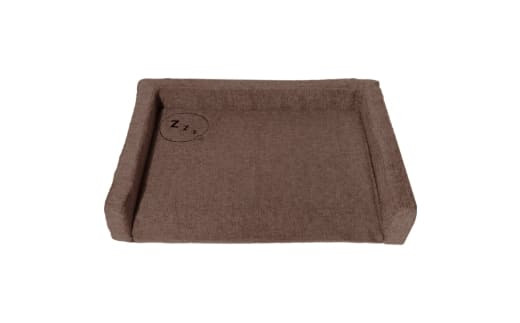 NOMIN ペットベッド 大日方久美子コラボ ブラウン/ ペット用品 犬 猫 体圧分散 丸洗い可能 シニア 防臭 おしゃれ 通気性 ペット 日用品 ブレインスリープ
