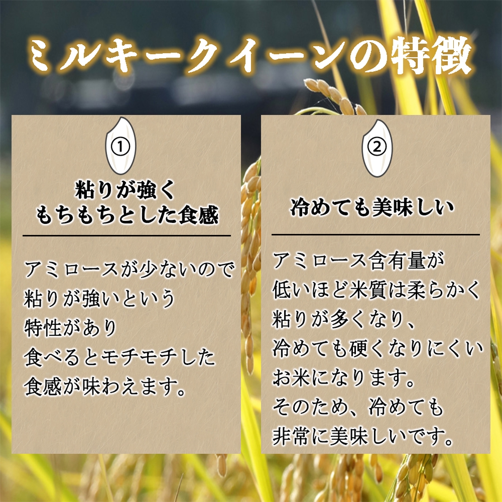 栽培期間中農薬・化学肥料不使用 発芽玄米 1.5kg×6袋(9.0kg) 大分県産 ミルキークイーン 無洗米 令和7年産