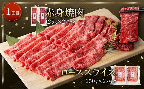 【定期便　全3回】黒毛和牛定期便　■2ヶ月に1度お届け【宮崎県創業40年　平家の郷】_M222-T001