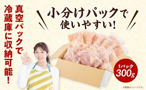 宮崎県産若鶏もも・むね切り身 小分けパック 合計4.2kg_M241-005