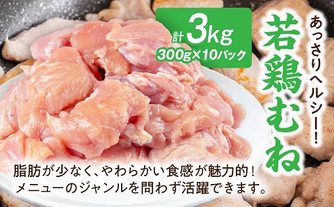 宮崎県産若鶏もも・むね切り身 小分けパック 合計4.2kg_M241-005