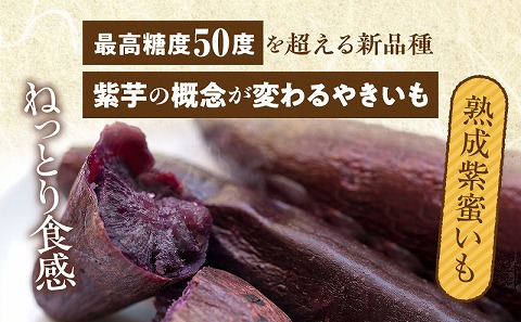 熟成やきいも＆熟成紫蜜いもの食べ比べセット1㎏_M086-008