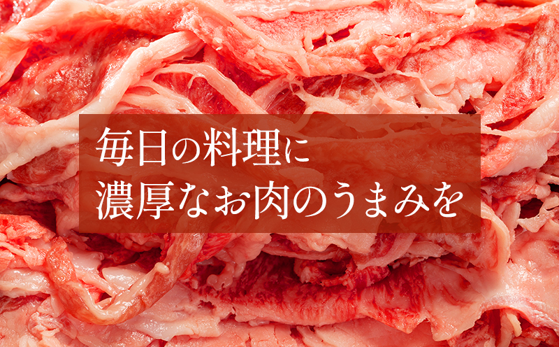 宮崎県産黒毛和牛こま切れ（煮込み、炒め物用）1.2kg（400g×3）_M155-006
