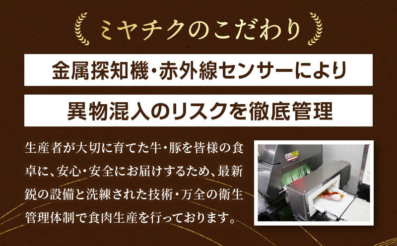 宮崎牛 ウデ モモ バラ スライス セット 合計1.2kg_M132-026