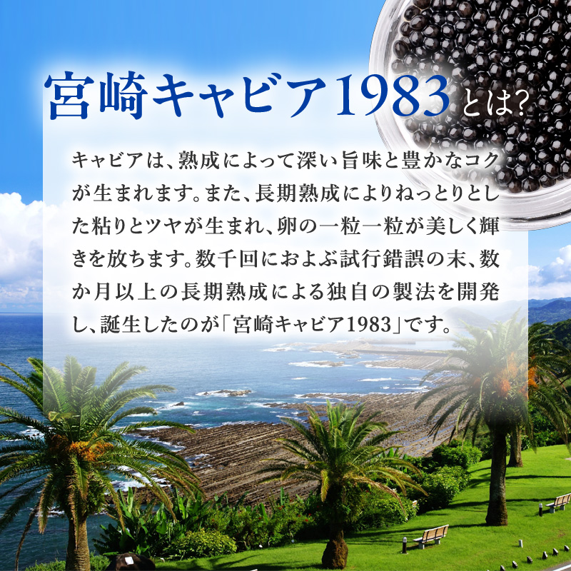 ãå®®åŽåžéå® å®®åŽãã£ãã¢1983ãç¥åããæšãªãªãžãã« CAVIAR JAPAN SASAKI (20g) åœç£ å®®åŽçç£ ãã£ã㢠20g åãã£ã㢠ãªãªãžãã« æ¥æ¬æç åé£ çå³ ã®ãã åç²§ç®±å
¥ã_M017-020
