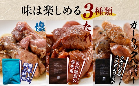 3種の鶏の炭火焼セット(合計30パック 3kg)_M032-005-02