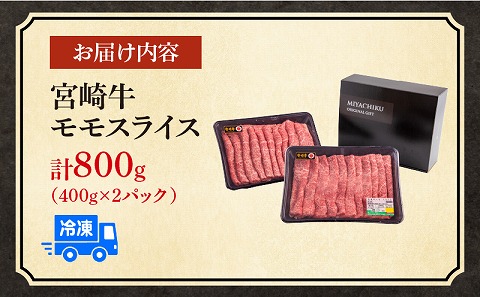 宮崎牛 モモ スライス 400g×2セット 合計800g_M132-011_02
