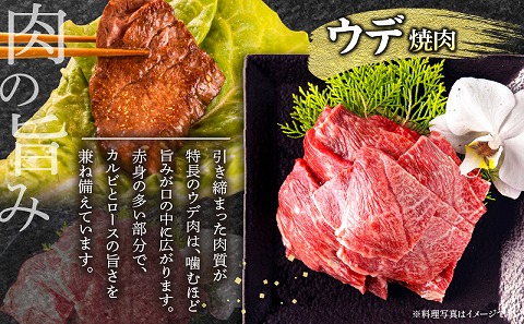 【期間限定】宮崎牛肩ロース焼きしゃぶ400g 宮崎牛ウデ焼肉500g 合計900g_M132-031-UP