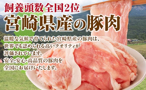 宮崎県産豚肉切り落とし　4.5kg_M144-019