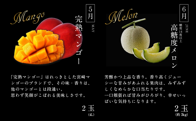 《2026年発送先行予約》【数量・期間限定】贈答用にもオススメ!バイヤー厳選!「至極フルーツ定期便」(全6回)_M153-T013