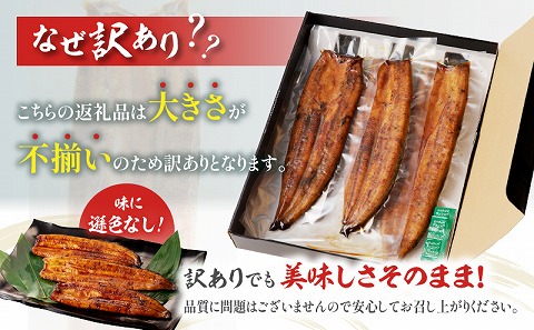 【訳あり】高須水産　備長炭手焼き蒲焼4尾(820ｇ)_M159-006