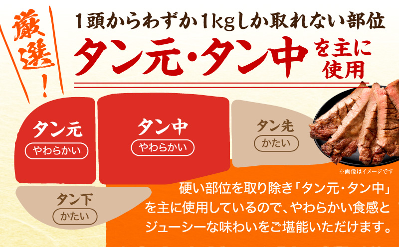 《訳あり》厚切り 牛タン 塩味 500g 牛肉 肉 精肉 味付き タン タン塩 塩タン 不揃い 規格外 小分け パック 簡単調理 焼くだけ キャンプ 焼肉 厚切り牛タン グルメ お取り寄せ 宮崎県 宮崎市_M179-014-01